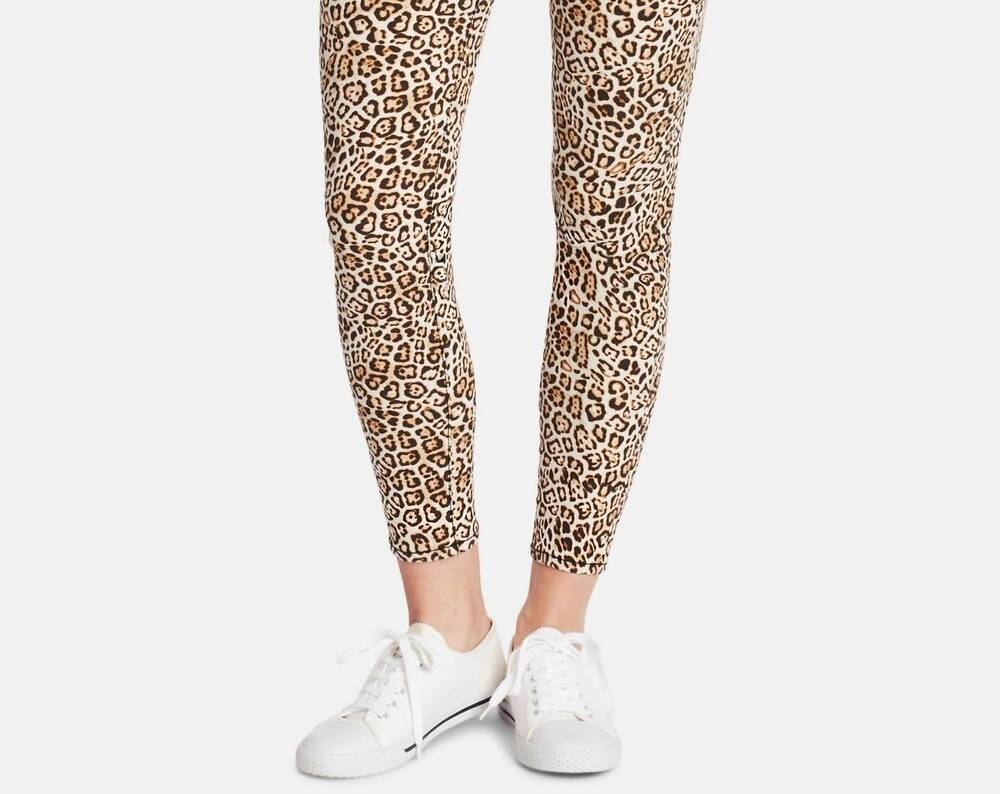 NEW WILLIAM RAST animal printed ankle skinny jeans in cheetah wave